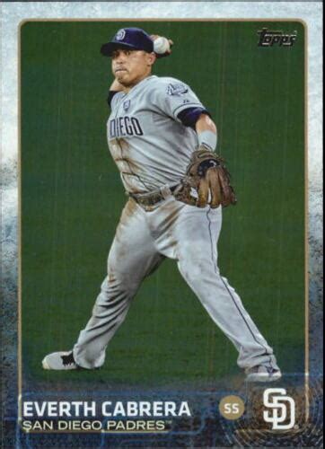 Padres Topps Rainbow Foil Everth Cabrera Ebay