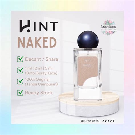 Jual Parfum Decant Share HINT OF YOU NAKED EDP 1 Ml 2 Ml 5 Ml