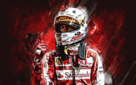 Sebastian Vettel Grunge Formula German Racing Driver F Scuderia