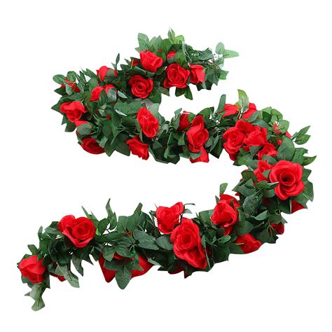 Kissshow Dont Miss Simulated Rose Vines Artificial Flower Rattan