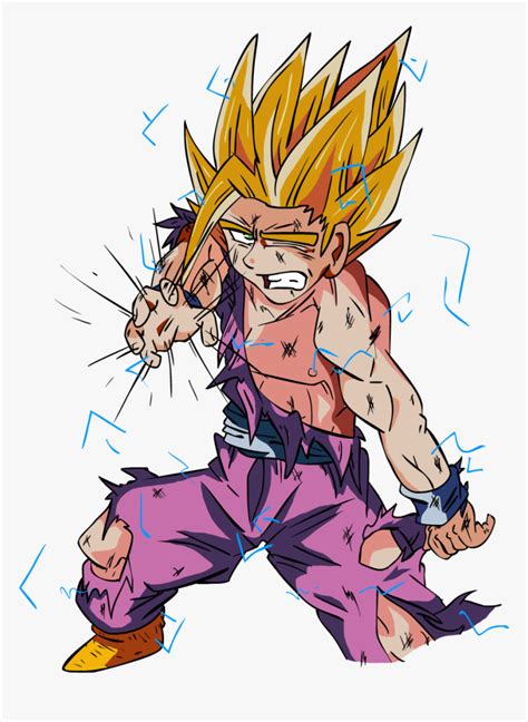 Gohan Ssj2 Super Kamehameha , Png Download - Gohan Kamehameha Cell Png ...