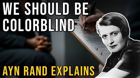 Affirmative Action Is Unjust Ayn Rand Explains YouTube