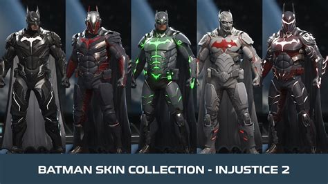 Batman Epic Skins Showcase Injustice 2 Youtube