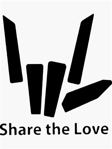 Share The Love Shirt By Stephen Sharrer Youtuber Sticker For Sale By