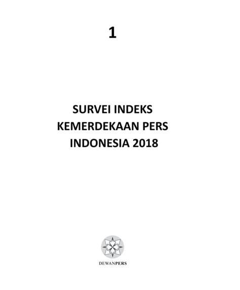 Survei Indeks Kemerdekaan Pers Indonesia Pdf