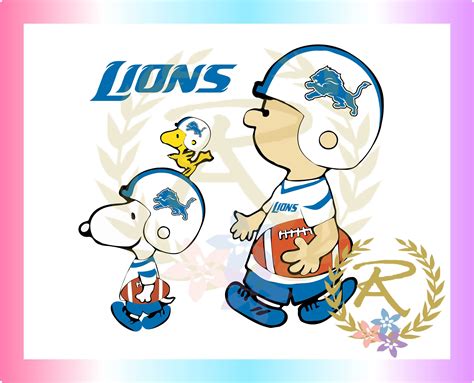 NFL Sports Teams Charlie Snoopy Lions SVG By ArtByReneeA On Etsy