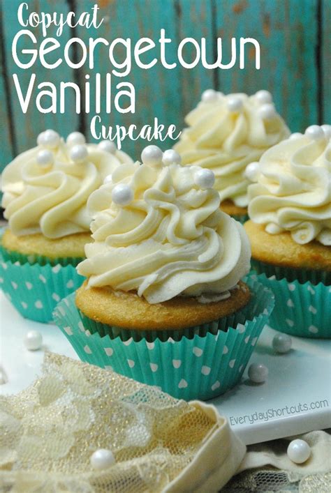 Copycat Georgetown Vanilla Cupcake - Everyday Shortcuts