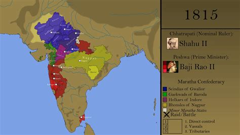 The Maratha Empire: Every Year - YouTube