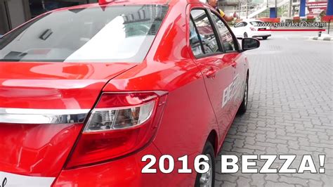 Perodua Bezza 2016 Lava Red Standard G Youtube