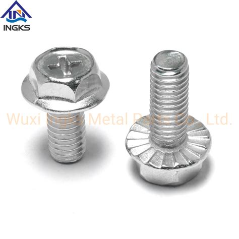 Stainless Steel Fastener High Precision M M Phillips Hex Head