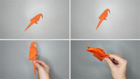 Fabriquer Un Oiseau En Papier Instructions Dorigami Pour Un Perroquet
