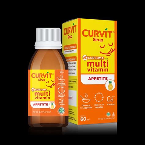 Jual Curvit Sirup Multivitamin Penambah Nafsu Makan Shopee Indonesia