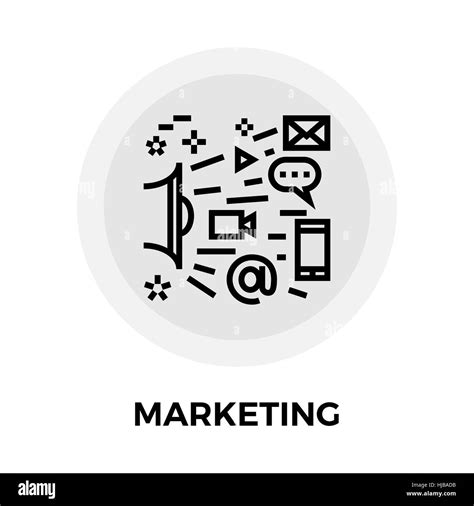 Icono De Marketing De Vector Icono Plano Aislado En El Fondo Blanco