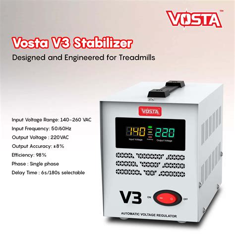 Vosta V3 Stabilizer - Designed and Engineered for Heavy Treadmills and ...