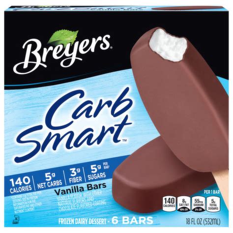 Breyers Frozen Dairy Dessert Bars Vanilla Brookshires