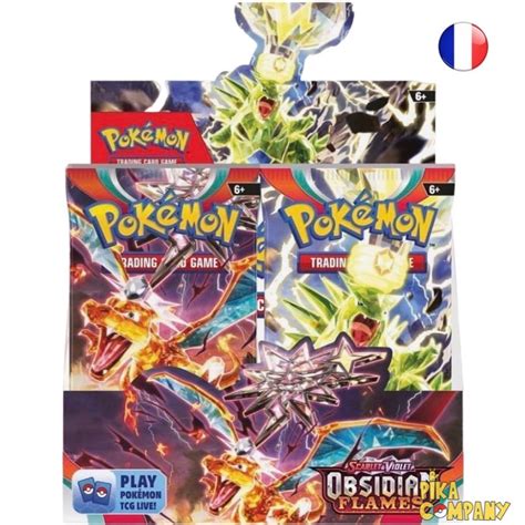 Pokémon Etb Ev03 Ecarlate Et Violet 3 Flammes Obsidiennes Ev3 Fr