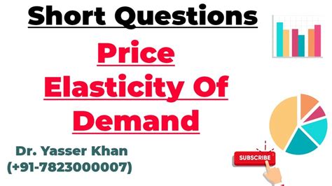 Price Elasticity Of Demand Youtube