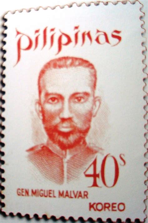 The Anthem Philatelist Miguel Malvar On Stamps