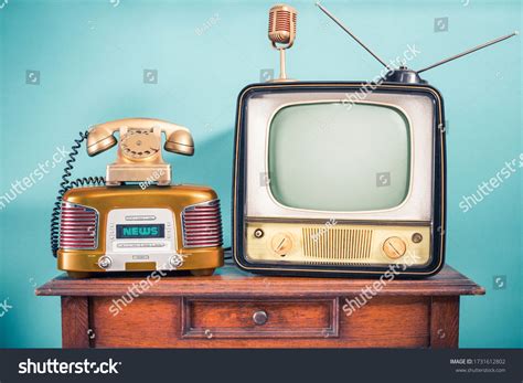 Retro Outdated Tv Set 60s Old Stock Photo 1731612802 | Shutterstock