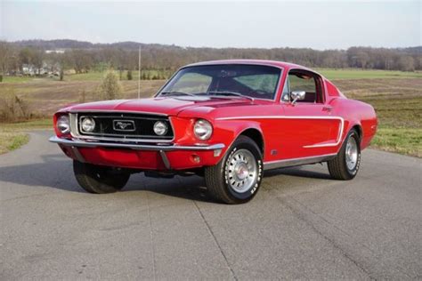 1968 Mustang Gt Fastback S Code 390 4 Speed Numbers Matching Marti Report For Sale Ford