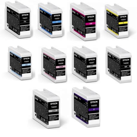 Pack Cartouches D Encre EPSON SureColor SC P700 25 Ml Laboutiquedutraceur