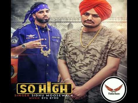 So High Sidhu Moose Wala Byg Byrd Dhol Mix Dj Tinku Hans YouTube