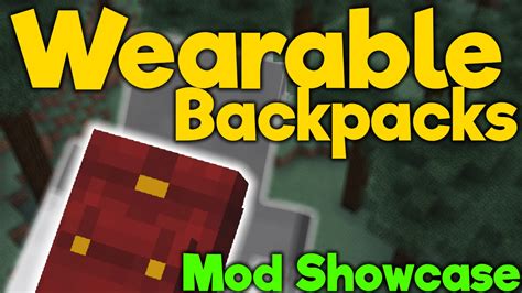 Wearable Backpacks Mod Para Minecraft 1.12.2/1.11.2/1.10.2 - ZonaCraft