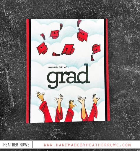 Simple Grad Card Handmade By Heather Ruwe