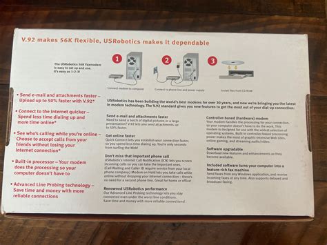 Us Robotics V Usr E External Modem Fax For Sale Online Ebay