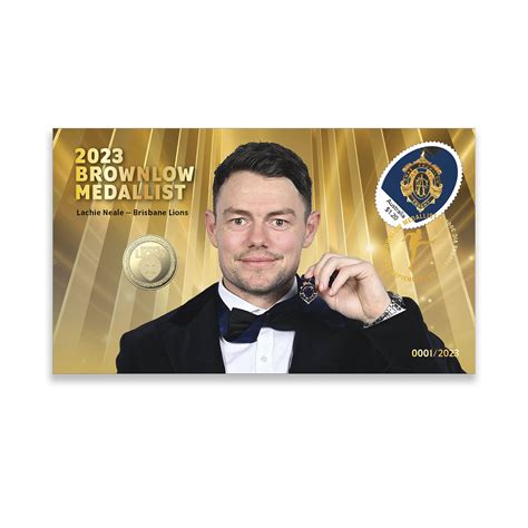 2023 Brownlow Medal Postal Numismatic Cover AFL