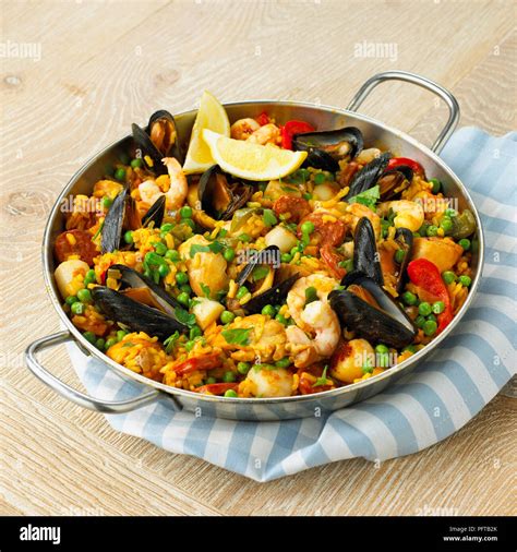 Lobster Spanish Paella With Seafood Hi Res Stock Photography And Images