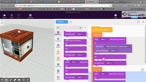 Part Making A Quick Merge Cube Presentation Interactive In Cospaces