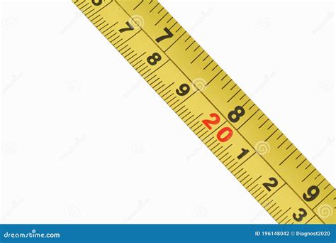 Yellow Measuring Tape For Tool Roulette Or Ruler Isolated On White