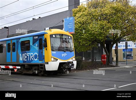 Sandringham Bound Siemens Nexas Train With Metro And Ptv Branding As