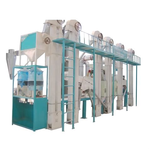 Commercial Tpd Complete Sets Rice Milling Machine Rice Flour Mill