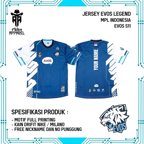 Jual Jersey Evos Season 11 2023 Terbaru Shopee Indonesia