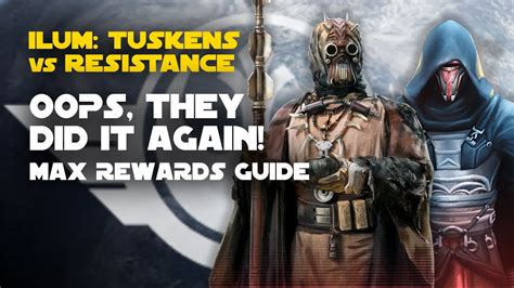 Ilum Tuskens Vs Resistance My Tuskens Did It Again Galactic