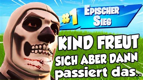 Kind Freut Sich über Ersten Epischen Sieg Aber Dann Passiert Das Fortnite Youtube