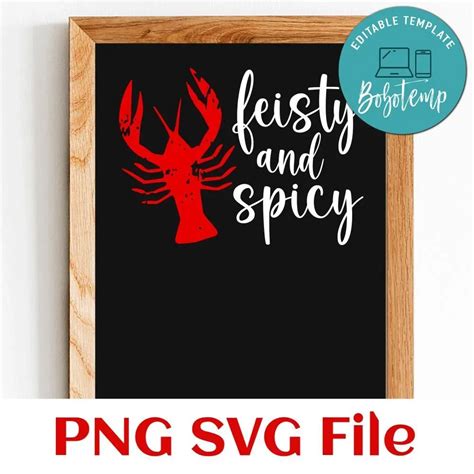 Feisty And Spicy Png Svg File Template Bobotemp