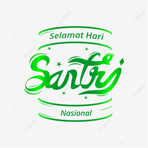 Selamat Hari Santri Nasional Desain Warna Hijau Hari Santri Santri