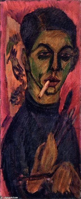 Reproducciones De Arte Autorretrato De Ernst Ludwig Kirchner