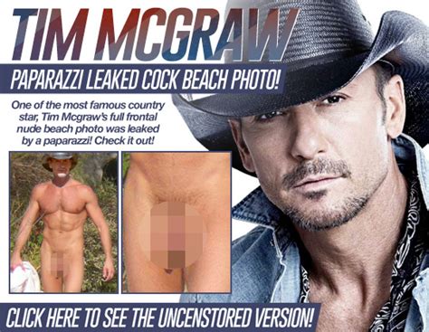 Tim Mc Graw Naked Telegraph