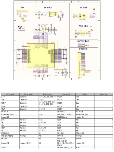 Rp2040 Tiny Schematic Pdf