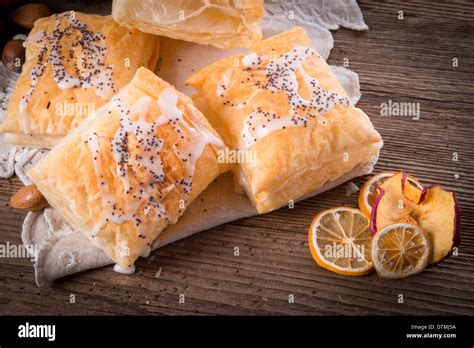 Puff Pastry With Cinnamon Sugar Stock Photo Alamy