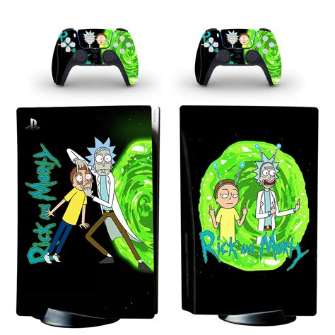 Rick And Morty Ps Skin Sticker Decal Design Consoleskins Co