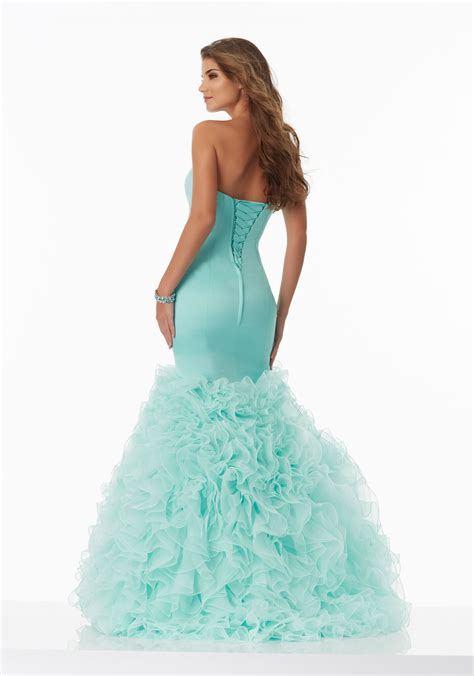 Satin Mermaid Prom Dress With A Sweetheart Neckline Morilee