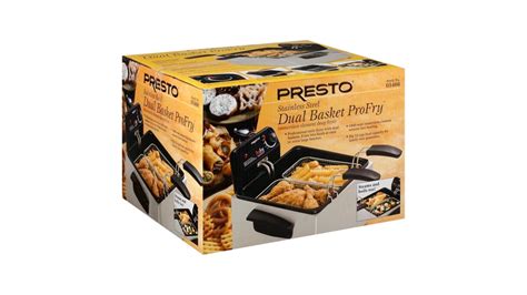 Presto Stainless Steel Dual Basket Profry Deep Fryer Delivery Near Me