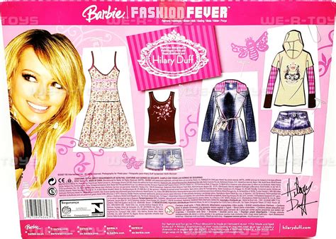 Barbie Fashion Fever 4 Fashion Outfit Collection Designed By Hilary