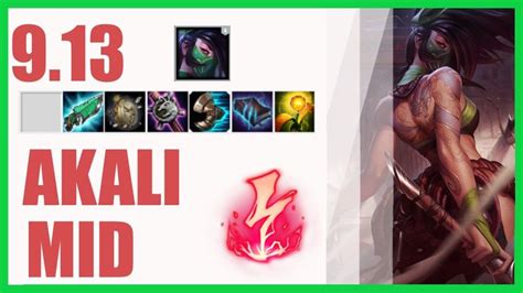 Akali Mid Ranked Challenger Build 9 13 KR Challenger Challenger