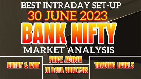 Bank Nifty 30 Jun 2023 Market Analysis Trading Setup Tomorrow Bank